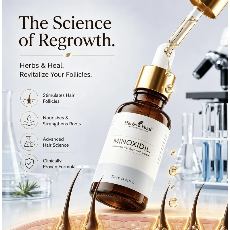 Minoxidil Advanced Hair Regrowth Serum 30ml | Hair Growth Treatment