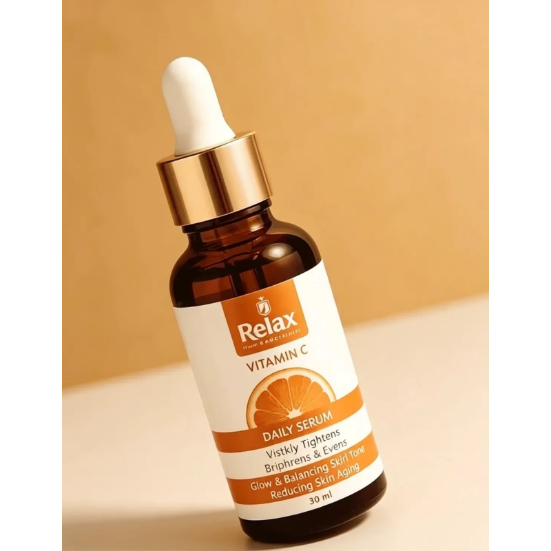 Relax Vitamin C Daily Face Serum | Brightening & Glow Serum 30ml